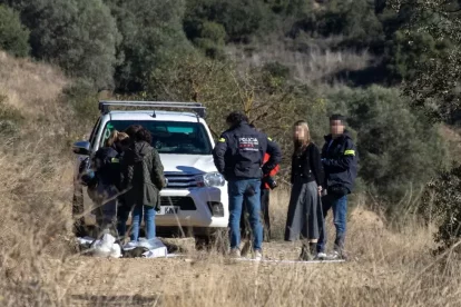 Una grua es va emportar el totterreny pick-up. - LAIA PEDRÓS