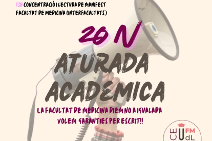 Imatge de la convocatòria de vaga.