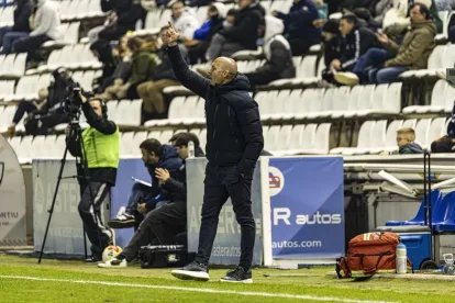 Gabri García, durant un partit amb l’Atlètic Lleida. - INGRID SEGURA