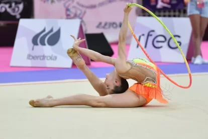 Queralt Vinós durant el Campionat d’Espanya.