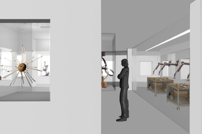 Imatges del projecte del nou Museu Morera, projectat a l'antiga audiència.