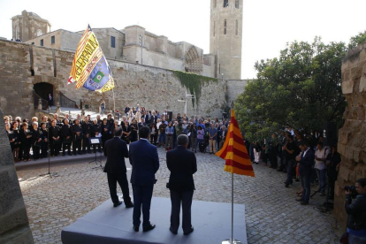 Recull d'imatges dels actes de la Diada de Catalunya a les comarques lleidatanes