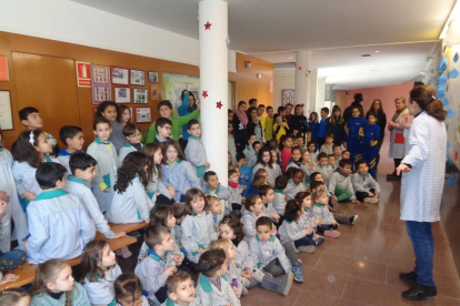 Día de la Paz en el colegio Mare de Déu del Socós de Agramunt.
