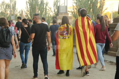 Massiva mobilització a Lleida contra la repressió policial.