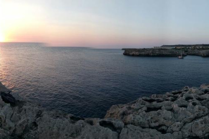 Expectacular posta de sol a Menorca