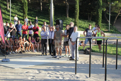 Estrena del parc de 'street workout' de Santa Cecília