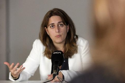 La coordinadora general del PDECat, Marta Pascal, va instar ahir la CUP a avançar en els pressupostos.