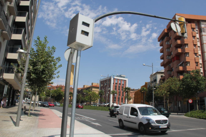 Un dels radars a la ciutat de Lleida.