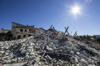 El terratrèmol d’Itàlia va desplaçar el terra diversos centímetres, segons l’ESA