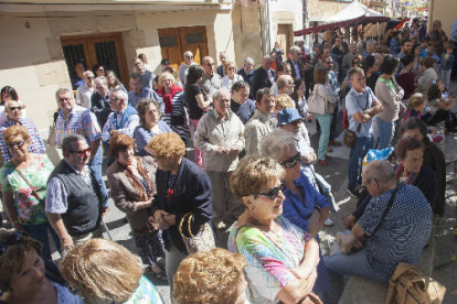 El conseller d’empresa, Jordi Baiget, va inaugurar la Fira de l’Ametlla de Vilagrassa.