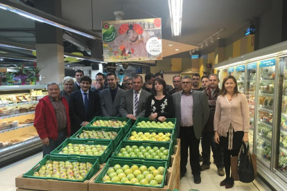 Imagen de la presentación de la campaña, ayer en Lleida