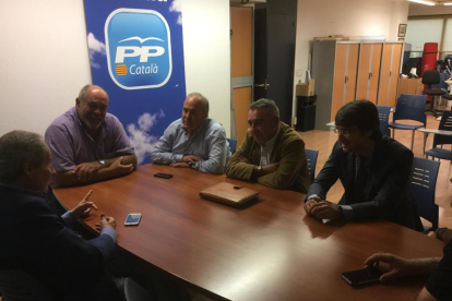 Llorens es va reunir ahir amb els representants de les organitzacions agràries de la província.
