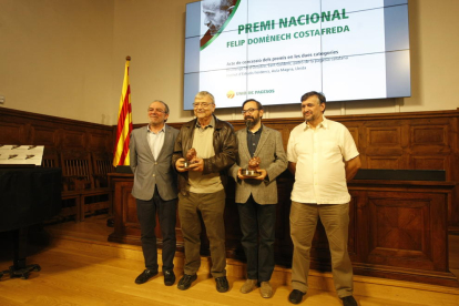Agustí Villarroya i el Parc Agrari del Baix Llobregat reben els primers premis Felip Domènech