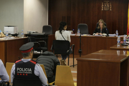 Una vista de la sala de l'Audiència durant el segon dia de judici pel crim de la Mariola.