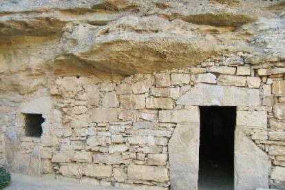 La cova del Pare Palau, enclavament que es vol protegir.