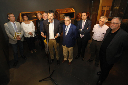 El conseller Vila, el passat 15 de juliol al Museu de Lleida, ja va advertir que les obres no es tocaran.