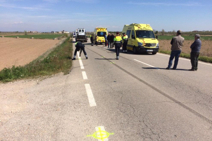 Mor un ciclista atropellat a Vilanova de Bellpuig