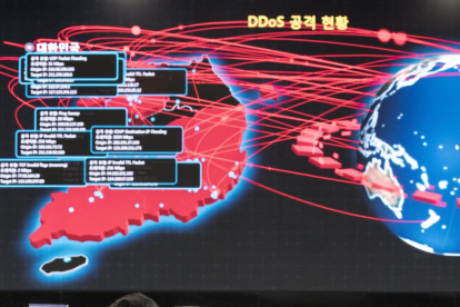 Una desena d'empreses sud-coreanes estan afectades pel ciberatac global.