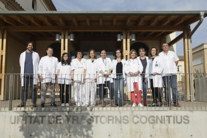 L’equip de la Unitat de Trastorns Cognitius de l’hospital Santa Maria de Lleida..