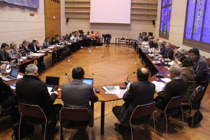 Una reunió del consell de govern de la UdL