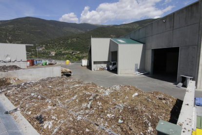 Les instal·lacions de compostatge d’escombraries orgàniques del Pallars Sobirà a Sort.