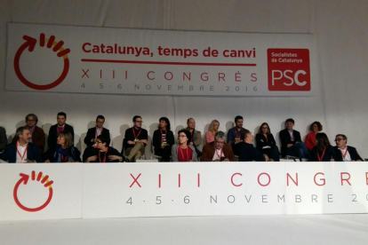 Una imatge del congrés del PSC