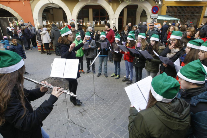 El Mercat de Santa Llúcia de Lleida estarà obert a la plaça Cervantes fins al 24 de desembre.