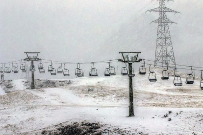 Primera nevada en el Pirineo con 5 centímetros en la Bonaigua