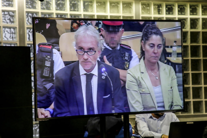 Fernando Blanco y Margarita Garau, en el juicio en 2018. 