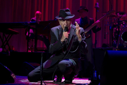El cantante estadounidense durante uno de sus conciertos recientes en una imagen de archivo. 