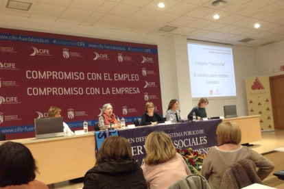 Un moment de la presentació de la campanya a Madrid.