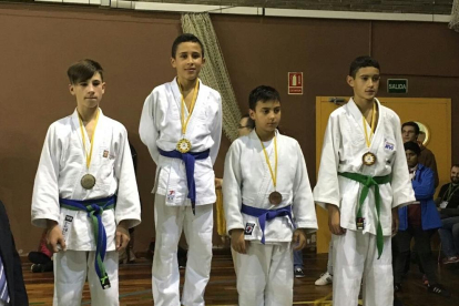 Ismael Tallis es va penjar la medalla d’or en categoria infantil.