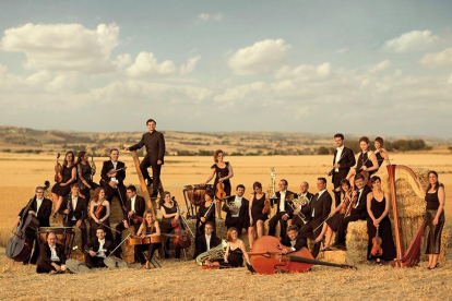La Orquestra Julià Carbonell, en una de sus últimas fotografías promocionales. 