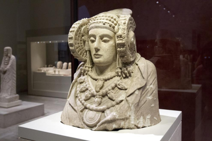 La ‘Dama d’Elx’, al Museu Arqueològic Nacional a Madrid.