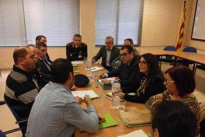 La reunió de Jané amb els alcaldes de les Garrigues.