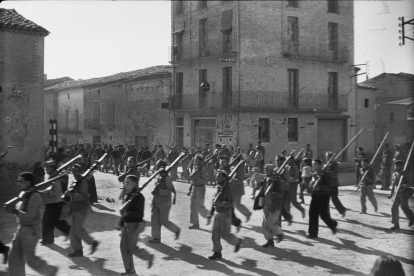 Vilanova de la Barca, en una imatge de l’agost del 1938.