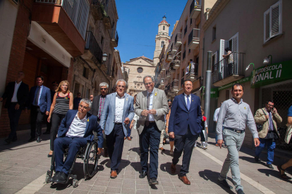 El president Quim Torra va visitar les Borges Blanques en motiu de la festa major.
