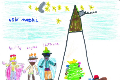 Arriba el Nadal i arriben els Reis mags d'Orient! L'Emma és de Lleida, té 5 anys.