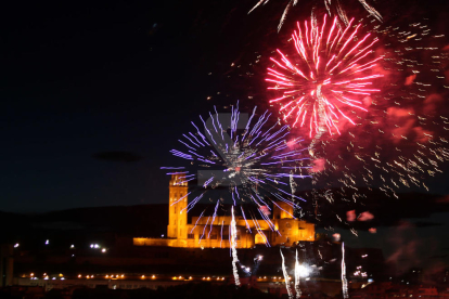 Imatges dels focs artificials de la Festa Major de Lleida 2018