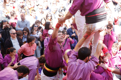 Imatges de la jornada castellera de la Festa Major de Lleida 2018