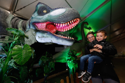 Imatges de l'exposició 'Dinosaurs Tour' a Lleida