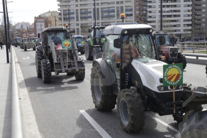 La manifestación ha finalizado delante de la subdelegación del Gobierno en Lleida