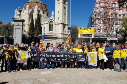 Desde el Paseo del Prado, convocada el 16 de marzo con el lema 'La autodeterminación no es delito'