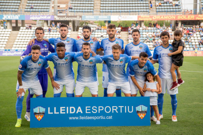 Imatges del partit entre el Lleida Esportiu i l'Espanyol B