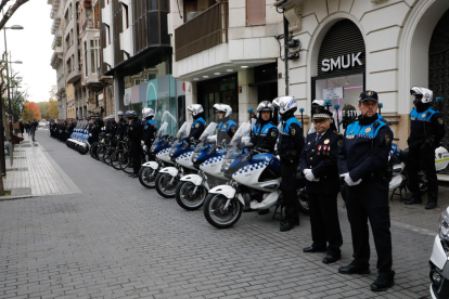 És un dels actes de commemoració de Santa Cecília, patrona de la Policia Local,