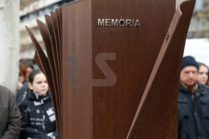 Acte d'homenatge als 45 lleidatans que van ser deportats en camps de concentració nazis el Dia Internacional en Memòria de les Víctimes de l'Holocaust i 75 anys de l'alliberament d'Auschwitz
