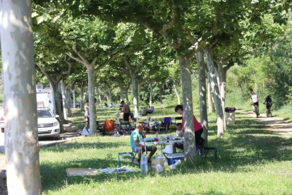 Platgeta de Camarasa i Mont-rebei, espacios a la espera de regular el aforo