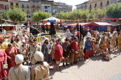 Imatges de la fira medieval de Balaguer