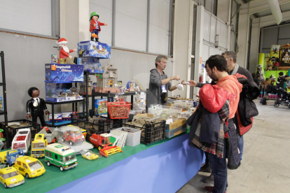 Imatges de la primera Fira Playmobil de Lleida