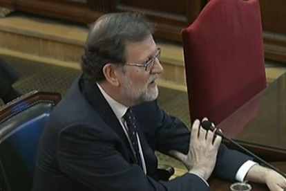 L'expresident del Govern Mariano Rajoy aquest dimecres al Suprem.